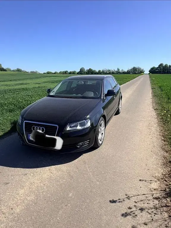Usata Audi A3 Attraction 105 CV (77 kW) 2009 Nero Utilitaria
