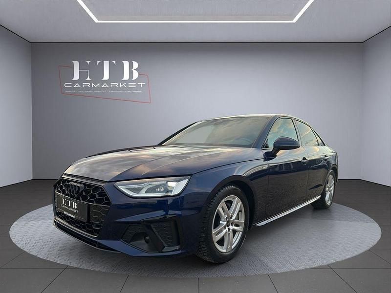 Blau Gebraucht 2022 Audi A4 S-Line Limousine | 28.990 € (Fairer Preis) - Bild 1/4