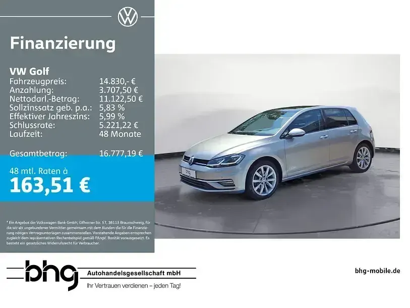 Gebraucht VW Golf VII Highline 150 PS (110 kW) 2017 Limousine