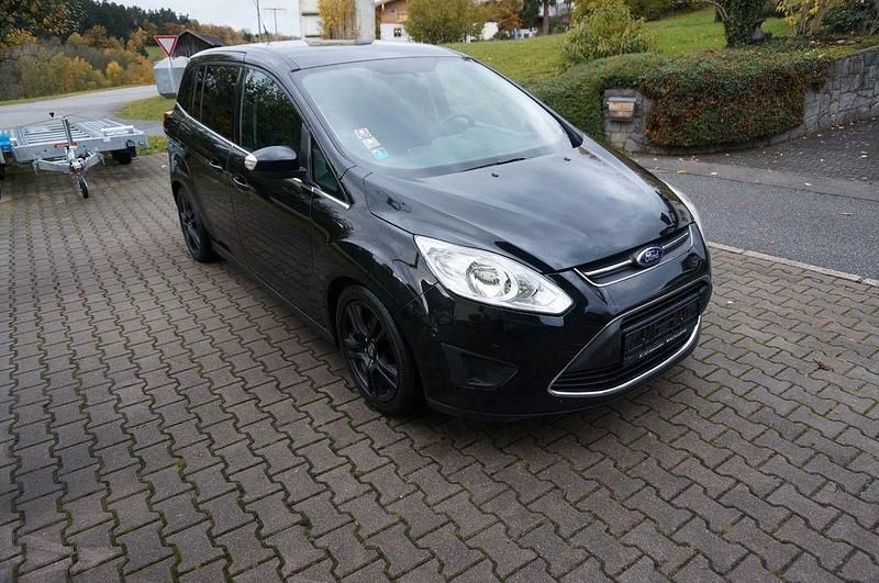 Schwarz Gebraucht 2012 Ford Grand C-Max Style Van / Kleinbus | 4.490 € (Superpreis) - Bild 1/4