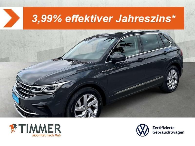 Grau Gebraucht 2022 VW Tiguan Elegance SUV | 26.490 € (Guter Preis) - Bild 1/4