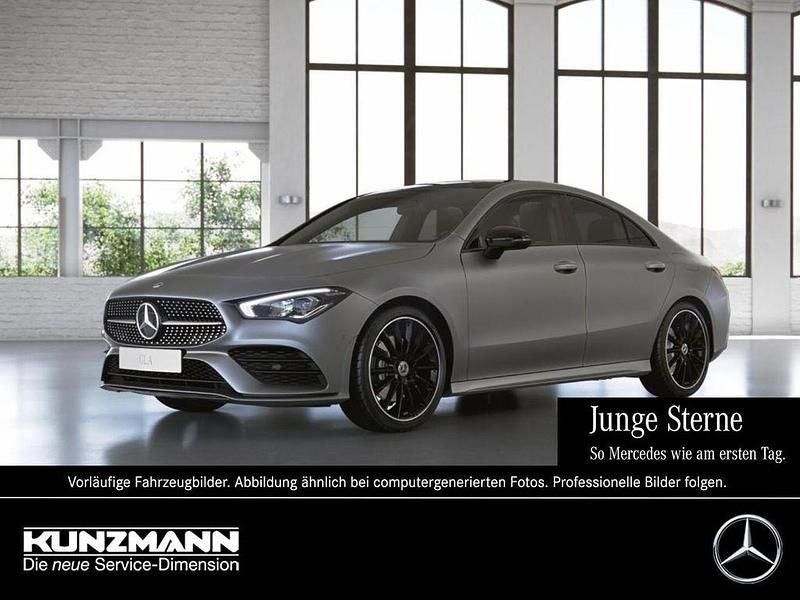 Grau Gebraucht 2022 Mercedes CLA250e AMG Limousine | 32.790 € (Fairer Preis) - Bild 1/4