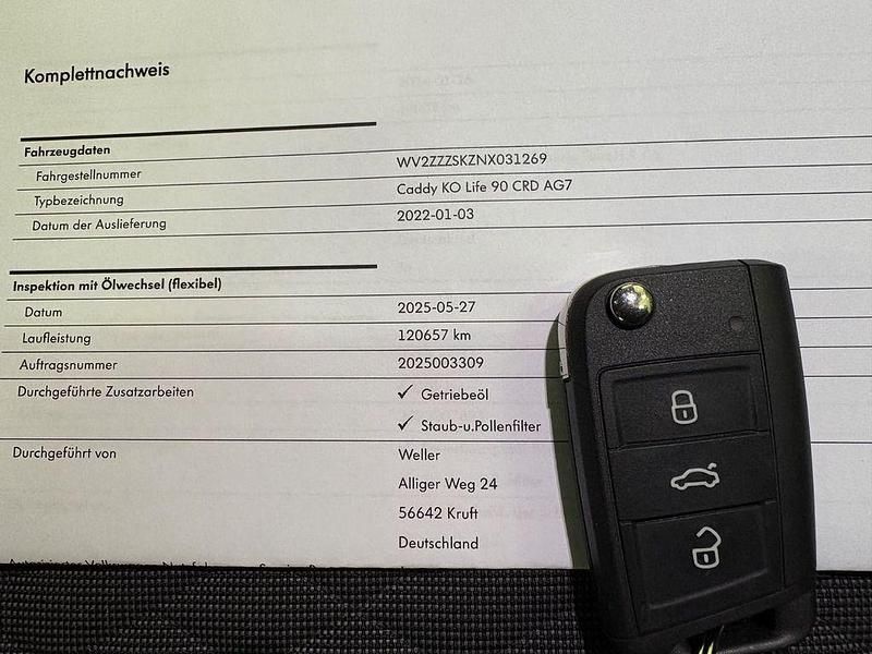 Gebraucht VW Caddy Life 122 PS (89 kW) 2022 Silber Van / Kleinbus