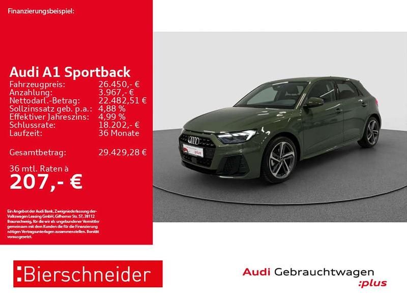 Gebraucht Audi A1 S-Line 116 PS (85 kW) 2025 Distriktgrün Limousine