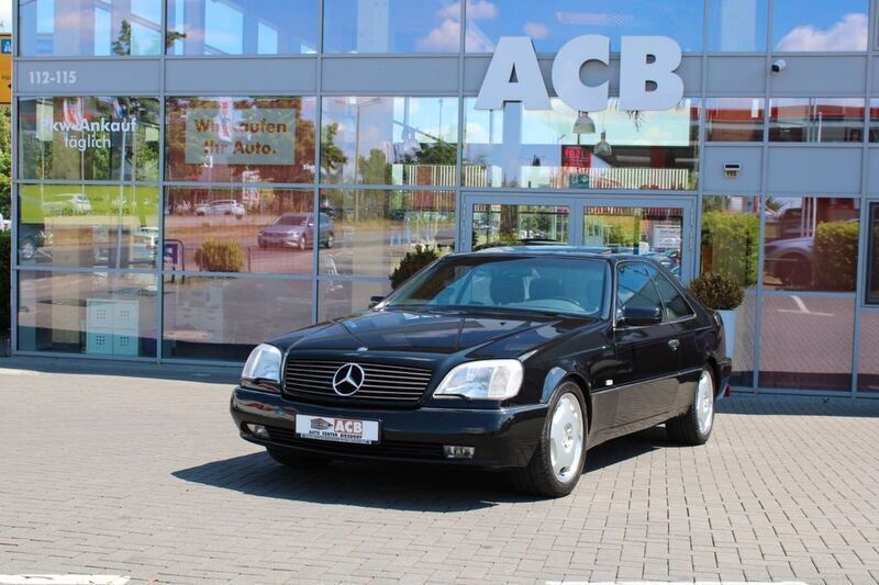 Designo obsidian schwarz Gebraucht 1996 Mercedes CL500 Coupé | 32.900 € - Bild 1/4
