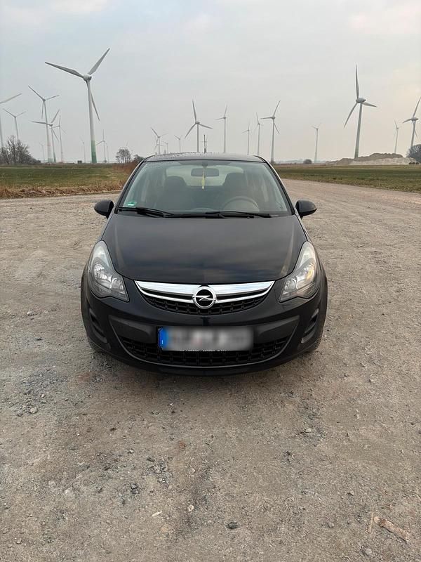 Gebraucht Opel Corsa 80 PS (58 kW) 2014 Schwarz Kleinwagen