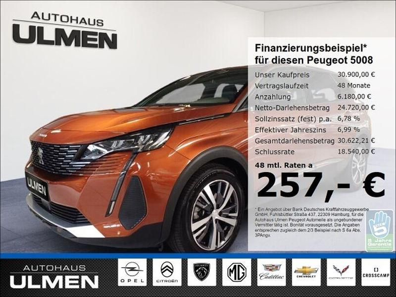 Braun Gebraucht 2024 Peugeot 5008 Allure Van / Kleinbus | 30.900 € (Superpreis) - Bild 1/4