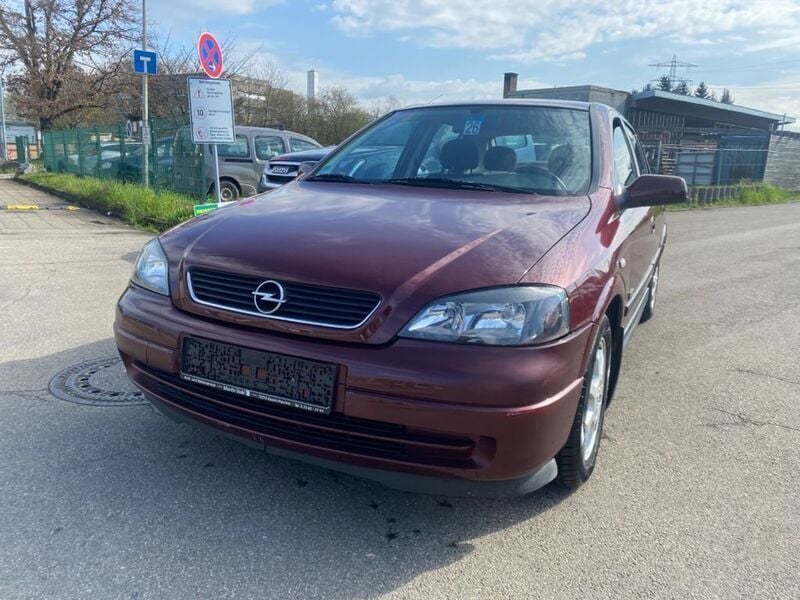 Rot metallic Gebraucht 2003 Opel Astra Njoy Limousine | 1.500 € (Guter Preis) - Bild 1/4