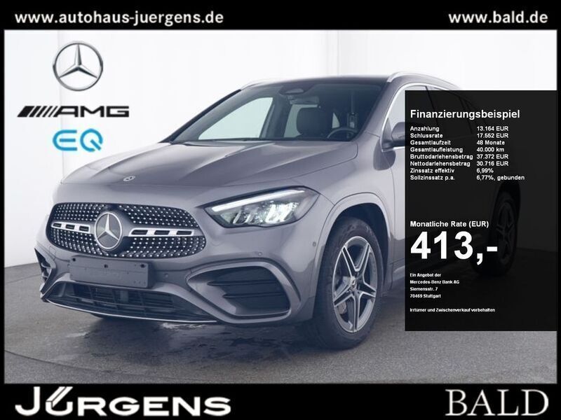 Grau mountain grey metallic Gebraucht 2024 Mercedes GLA250 Advanced Plus SUV | 43.880 € (Fairer Preis) - Bild 1/4