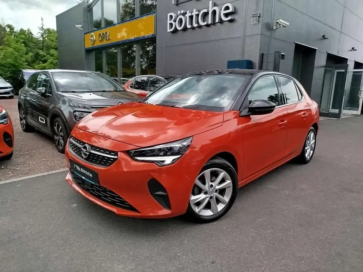 Gebraucht Opel Corsa Elegance 75 PS (55 kW) 2023 Power orange/dynamik orange Kleinwagen