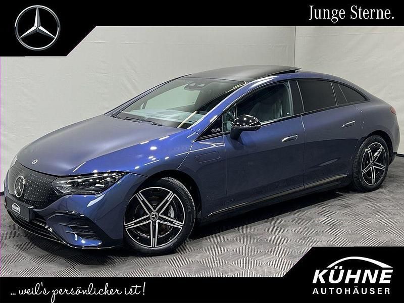 Lack sodalithblau Gebraucht 2024 Mercedes EQE350 AMG Line Premium Plus Limousine | 55.250 € (Fairer Preis) - Bild 1/4