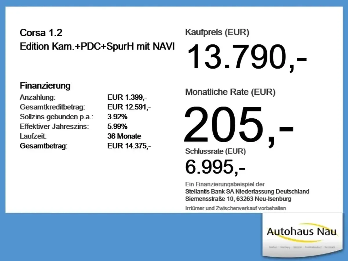 Gebraucht Opel Corsa Edition 75 PS (55 kW) 2022 Chili rot/kardio rot Kleinwagen