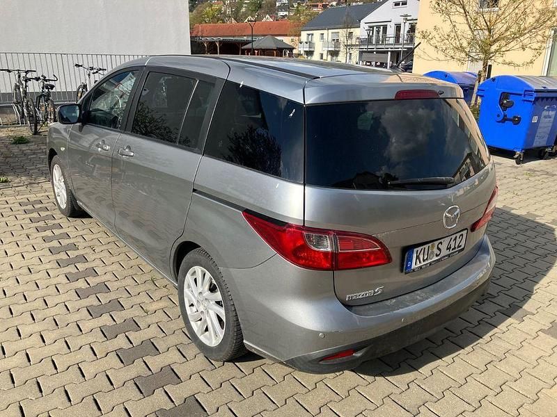 Gebraucht Mazda 5 Center-Line 150 PS (110 kW) 2010 Silber Van / Kleinbus