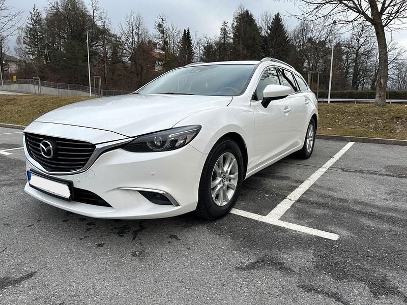 Weiß Gebraucht 2016 Mazda 6 Exclusive-Line Kombi | 8.200 € (Etwas zu teuer) - Bild 1/4