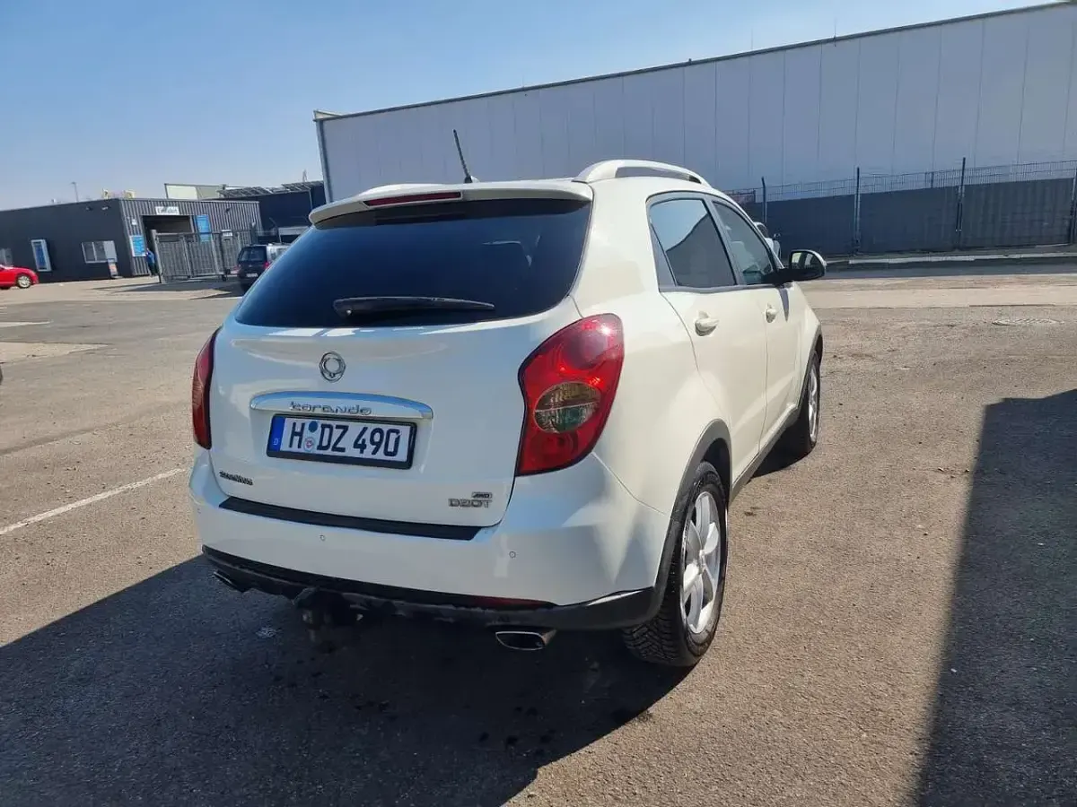 Usata SsangYong Korando Quartz 175 CV (128 kW) 2013 Bianco SUV