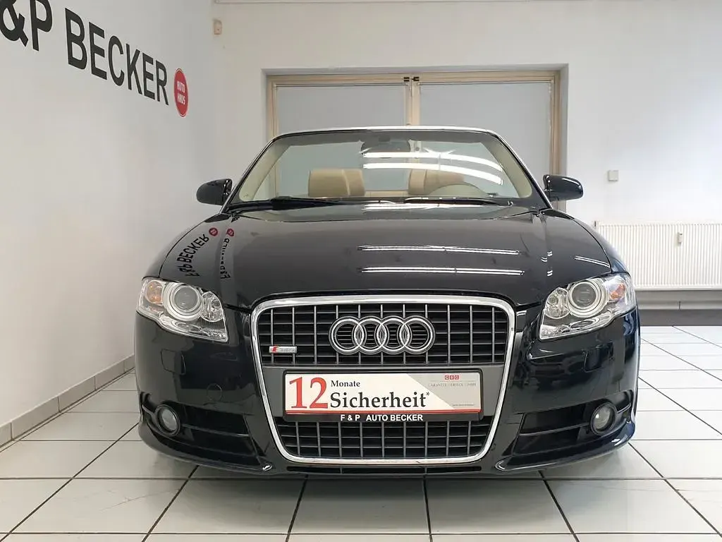 Gebraucht Audi A4 Cabriolet S-Line 163 PS (119 kW) 2008 Phantomschwarz Cabrio