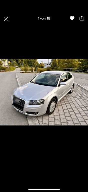 Silber Gebraucht 2008 Audi A3 Attraction | 1.999 € - Bild 1/4