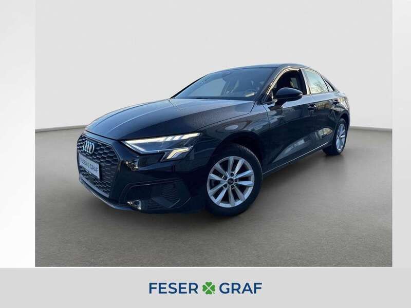 Mythosschwarz metallic Gebraucht 2022 Audi A3 Sport Limousine | 23.980 € (Superpreis) - Bild 1/1