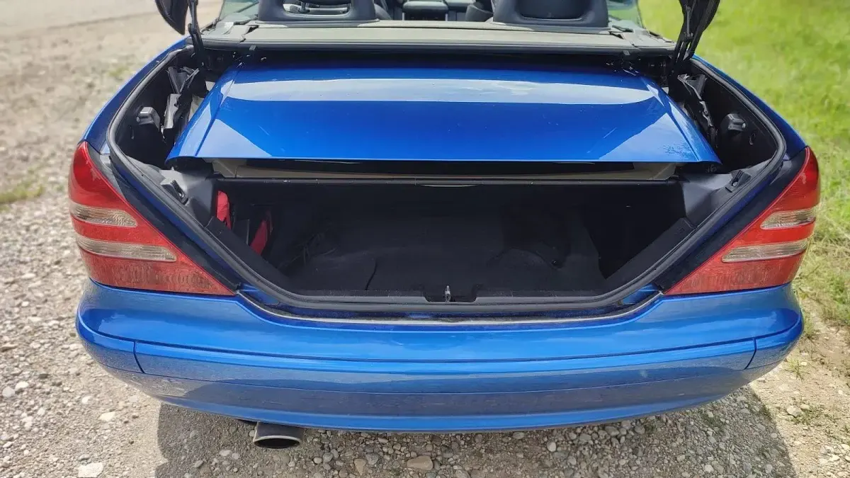 Gebraucht Mercedes SLK200 163 PS (119 kW) 2000 Blau Cabrio