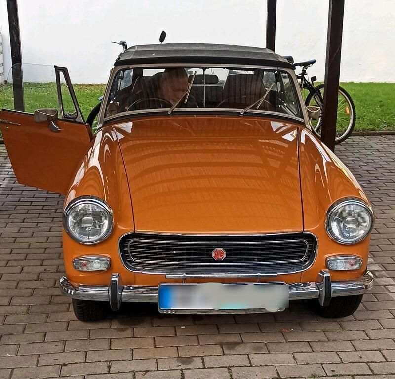 Orange Gebraucht 1974 MG Midget Cabrio | 8.750 € - Bild 1/4