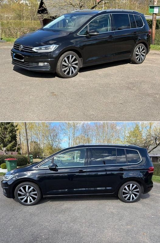 Gebraucht VW Touran Highline 150 PS (110 kW) 2016 Schwarz Van / Kleinbus