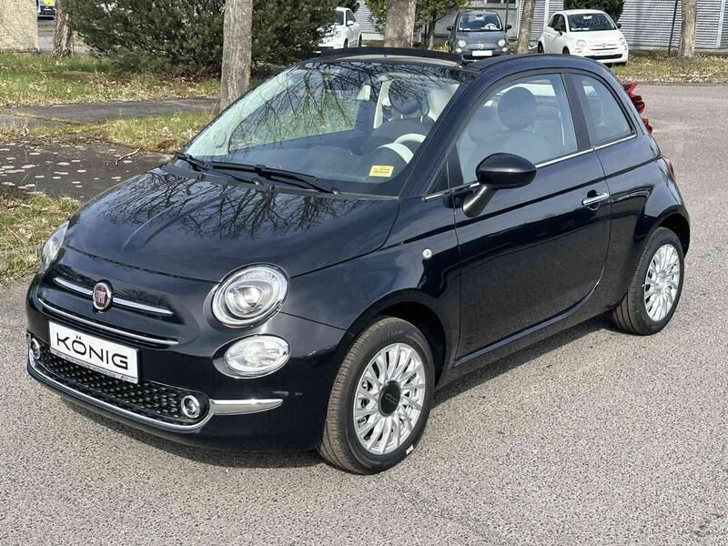 Schwarz Gebraucht 2023 Fiat 500C Dolcevita Cabrio | 17.989 € (Etwas zu teuer) - Bild 1/4