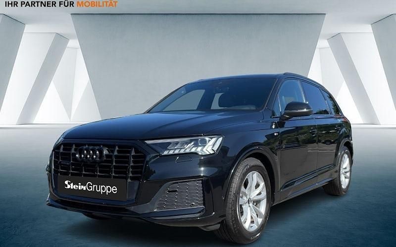 Schwarz Gebraucht 2021 Audi Q7 S-Line SUV | 52.390 € (Guter Preis) - Bild 1/4