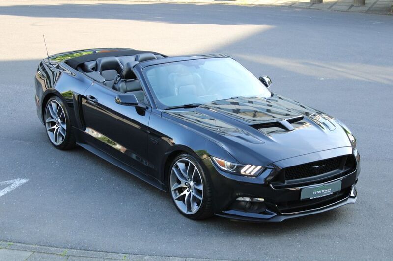 Schwarz Gebraucht 2016 Ford Mustang GT Cabrio | 30.490 € (Superpreis) - Bild 1/4