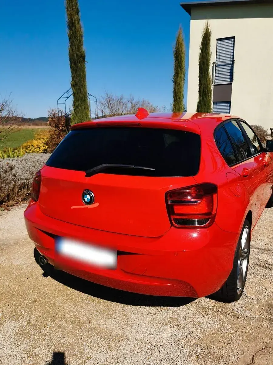 Gebraucht BMW 114 95 PS (69 kW) 2014 Rot Kleinwagen
