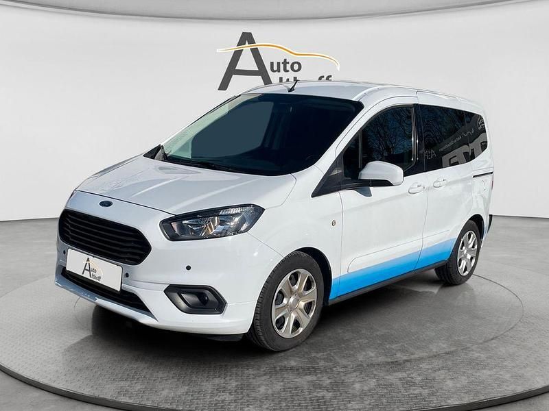 Gebraucht Ford Tourneo Courier 101 PS (74 kW) 2020 Weiß Van / Kleinbus