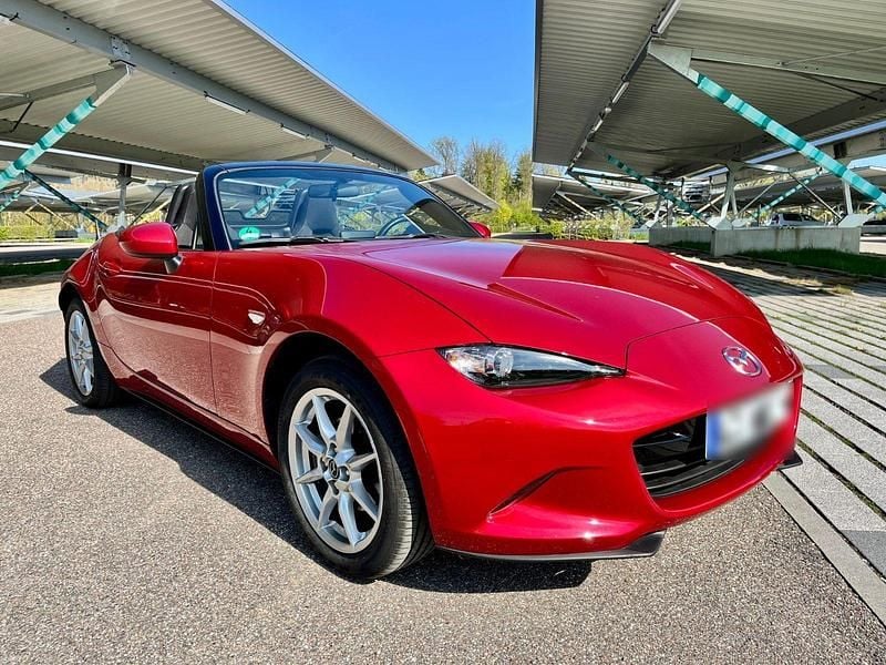 Usata Mazda MX5 131 CV (96 kW) 2016 Rosso Cabrio
