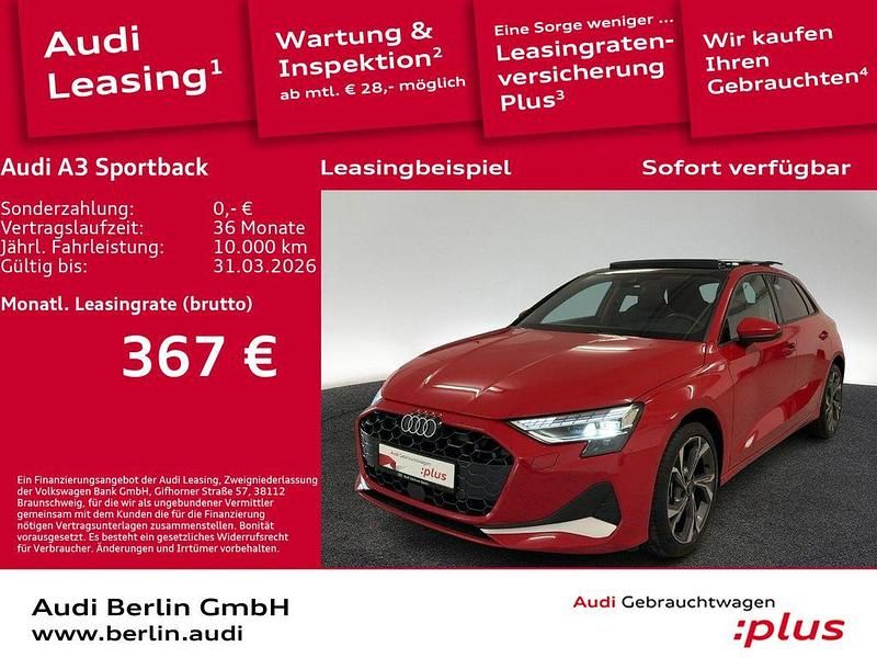 Gebraucht Audi A3 Advanced Plus 116 PS (85 kW) 2025 Rot Limousine