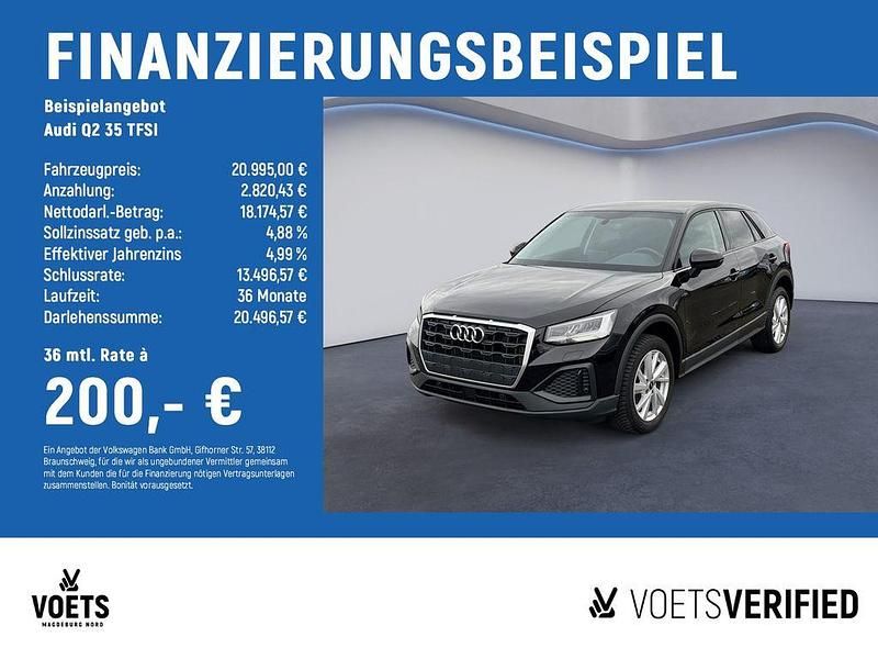 Gebraucht Audi Q2 Basis 150 PS (110 kW) 2022 Schwarz SUV