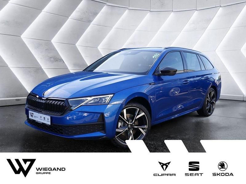 Blau (blau / raceblau) Neu 2025 Skoda Octavia SportLine Kombi | 46.590 € (Teuer) - Bild 1/4