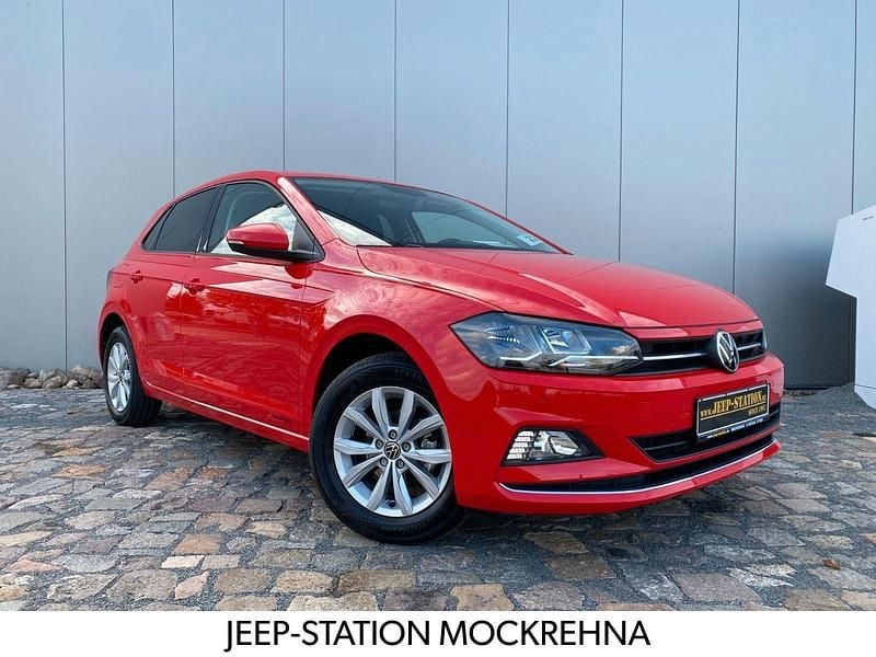 Rot Gebraucht 2021 VW Polo Highline Kleinwagen | 14.490 € (Superpreis) - Bild 1/4