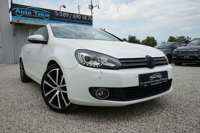 Pure white Gebraucht 2011 VW Golf Cabriolet Cabrio | 11.950 € (Fairer Preis) - Bild 1/3