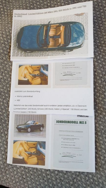 Grün Gebraucht 1991 Mazda MX5 Edition Cabrio | 4.999 € - Bild 1/4
