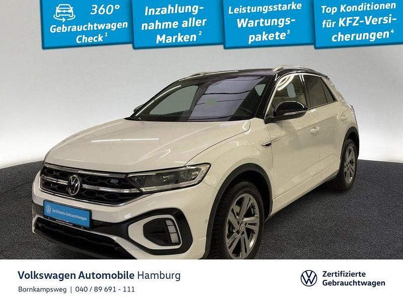 0q pure white Gebraucht 2025 VW T-Roc R-line SUV | 31.333 € (Guter Preis) - Bild 1/3