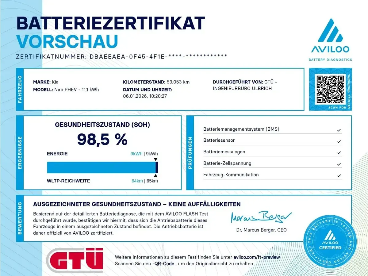 Gebraucht Kia Niro Edition 7 105 PS (77 kW) 2022 Weiß SUV