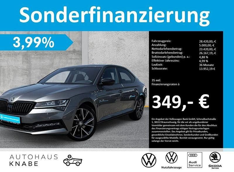 Außenfarbe: Gebraucht 2021 Skoda Superb SportLine Limousine | 26.240 € (Guter Preis) - Bild 1/4