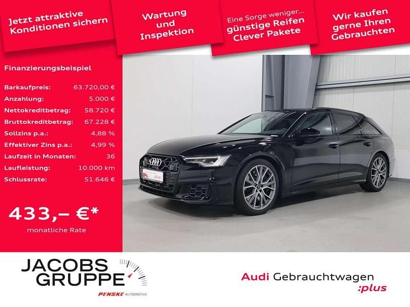 Brillantschwarz Gebraucht 2024 Audi S6 Ambiente Kombi | 63.720 € (Superpreis) - Bild 1/4