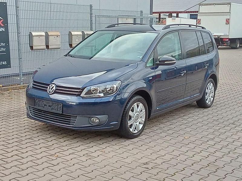 Blau Gebraucht 2013 VW Touran Comfortline Van / Kleinbus | 7.450 € (Guter Preis) - Bild 1/4
