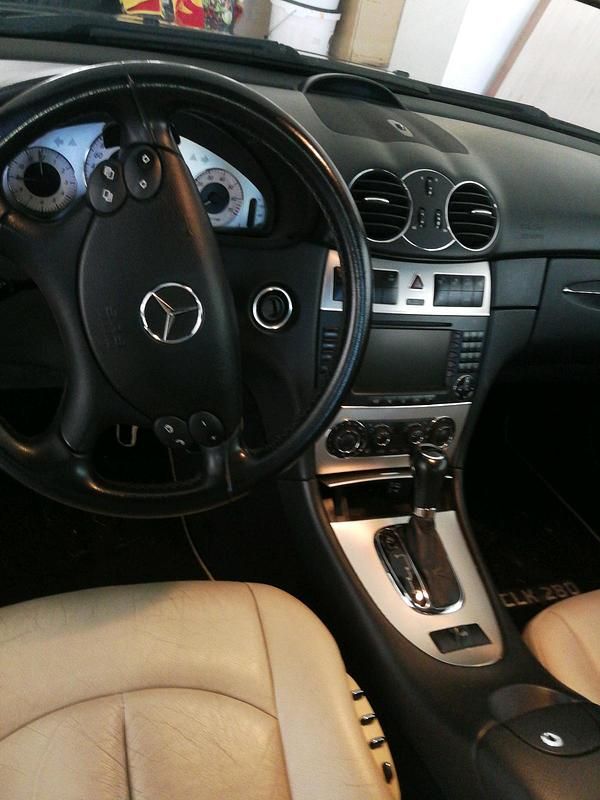 Gebraucht Mercedes CLK280 231 PS (169 kW) 2007 Schwarz Cabrio