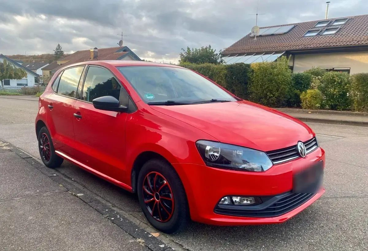 Brugt VW Polo 75 HK (55 kW) 2016 Rød Hatchback