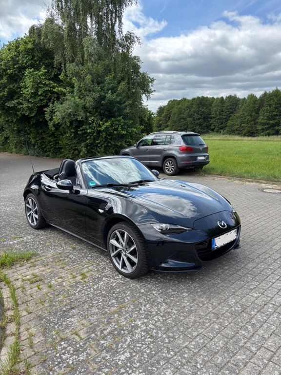 Schwarz Gebraucht 2019 Mazda MX5 Sports-Line Cabrio | 20.650 € (Guter Preis) - Bild 1/4