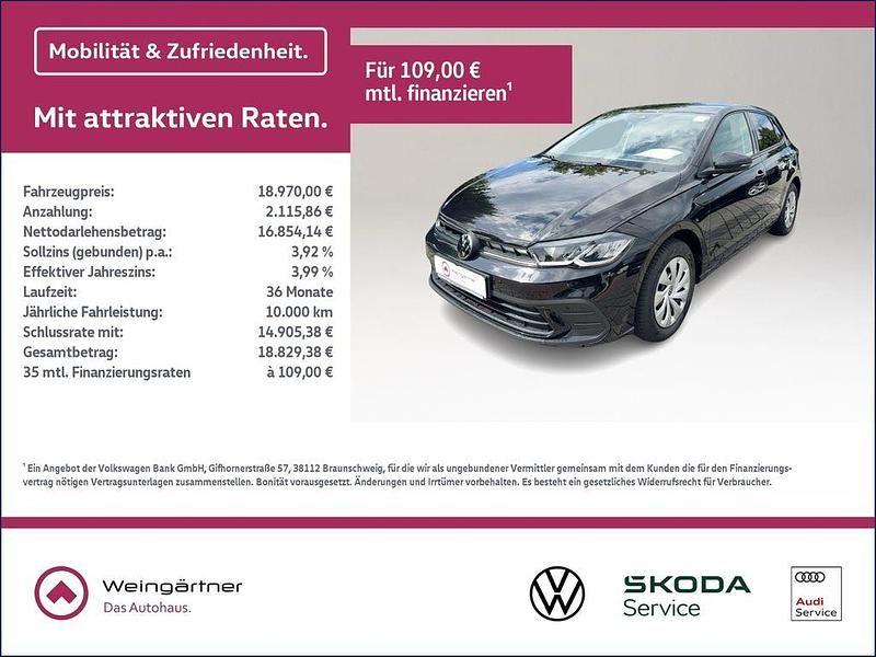 Schwarz Gebraucht 2024 VW Polo IQ Drive Limousine | 18.970 € (Fairer Preis) - Bild 1/4
