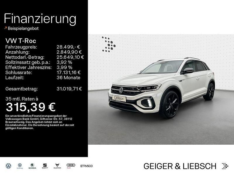 Pure white Gebraucht 2022 VW T-Roc Style SUV | 28.499 € (Teuer) - Bild 1/4
