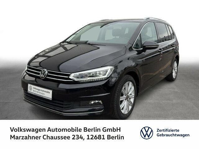 Gebraucht VW Touran Highline 150 PS (110 kW) 2021 Schwarz Van / Kleinbus
