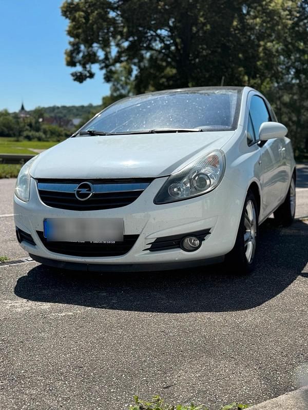 Weiß Gebraucht 2009 Opel Corsa Kleinwagen | 3.200 € - Bild 1/4