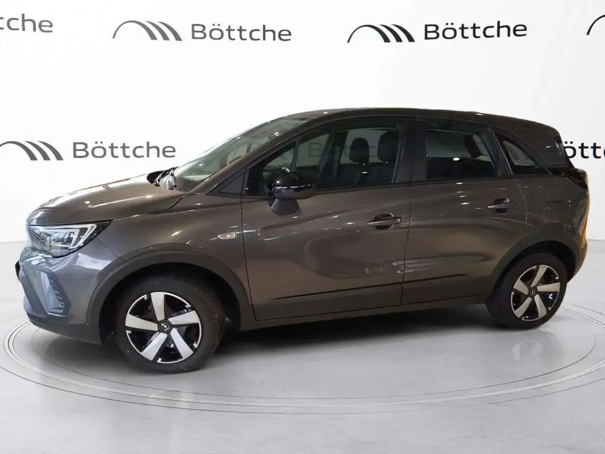 Gebraucht Opel Crossland Edition 110 PS (80 kW) 2022 Mondstein grau/e:vulkan grau SUV